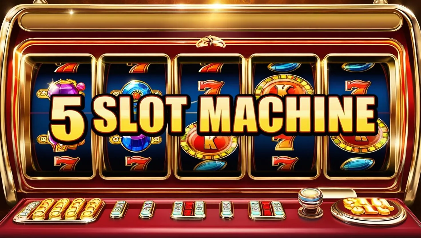 on image text '5 SLOT MACHINE'